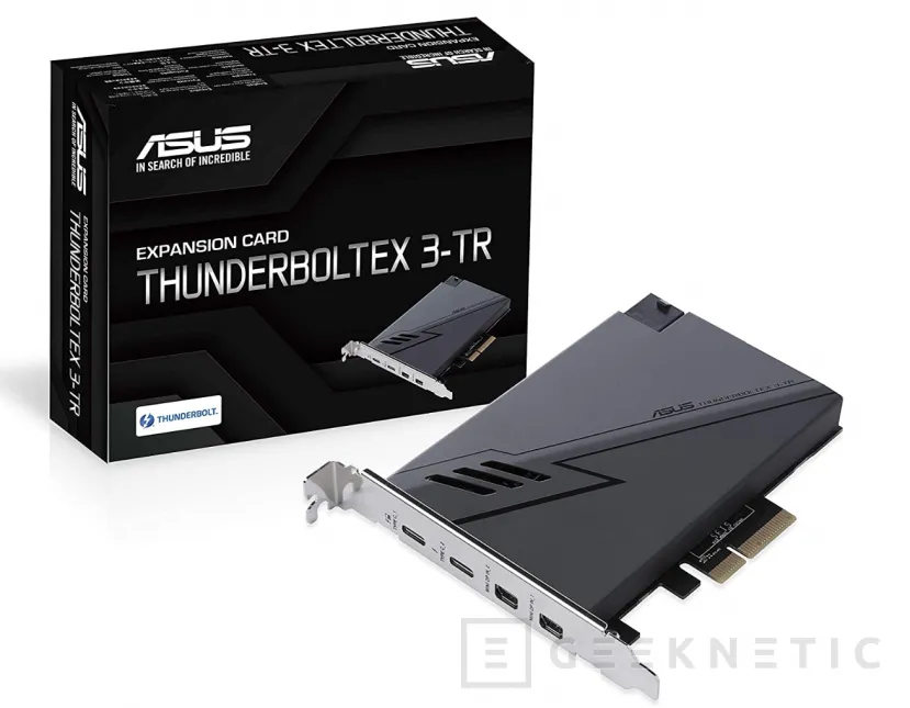 Geeknetic ASUS lanza su tarjeta de expansión PCIe ThunderboltEX 3-TR con dos puertos Thunderbolt 3 de 40 Gbps 1
