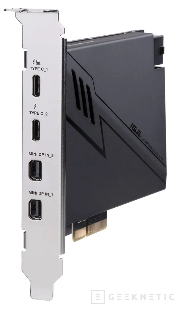 Geeknetic ASUS lanza su tarjeta de expansión PCIe ThunderboltEX 3-TR con dos puertos Thunderbolt 3 de 40 Gbps 2