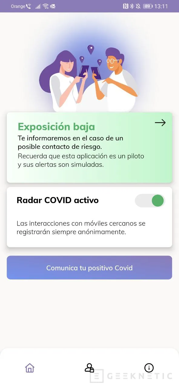 Geeknetic Radar COVID, la app de rastreo del coronavirus en España ya está disponible en pruebas 1