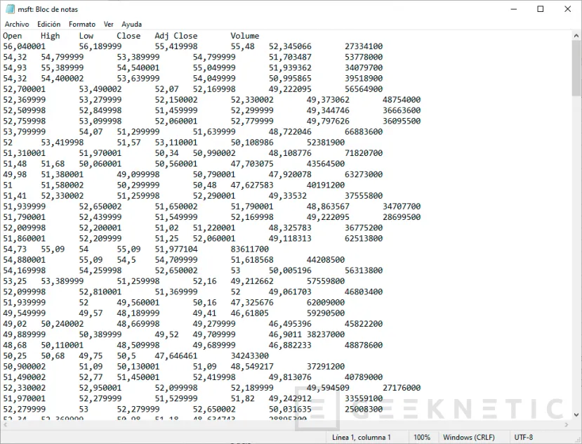 Geeknetic Cómo convertir archivos Excel a CSV 11