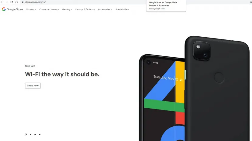 Geeknetic Google publica accidentalmente una imagen del Pixel 4a en la Google Store 1