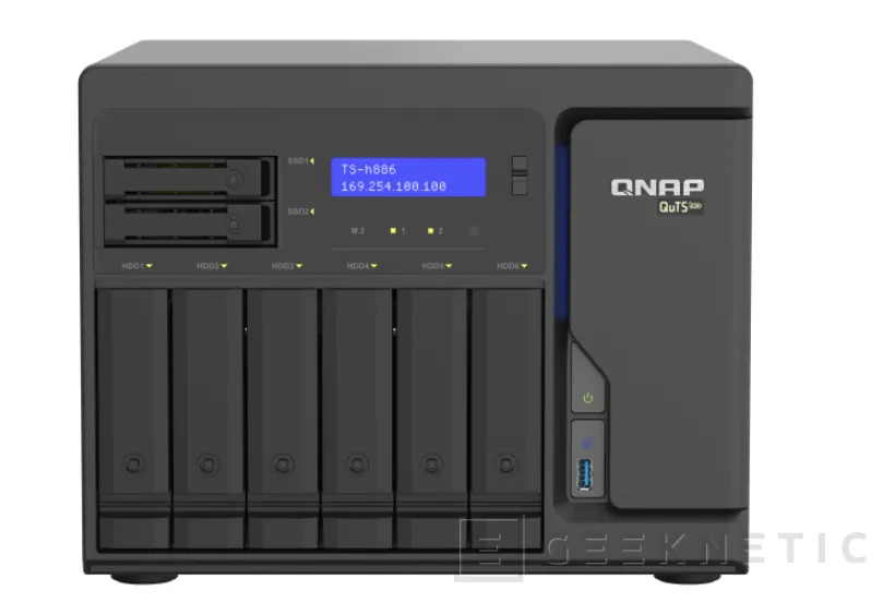Geeknetic Los NAS QNAP TS-HX86 esconden procesadores Intel Xeon en su interior y estrenan el sistema operativo QuTS hero 1