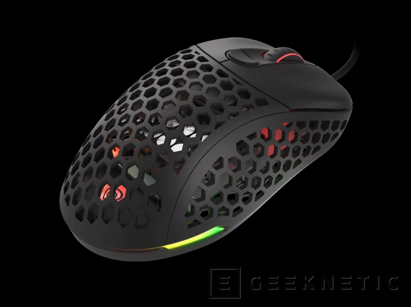 Geeknetic Seis botones programables, ajustable en peso y varias carcasas es lo que ofrece el ratón gaming Genesis Xenon 800 1