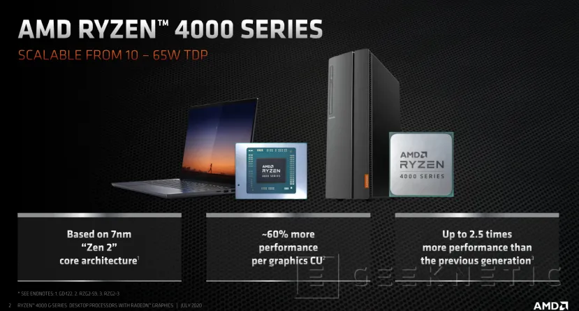 Geeknetic El AMD Ryzen 7 4700G de 8 núcleos y 16 hilos lidera la nueva y potente gama de APUs de sobremesa con arquitectura Zen 2 1
