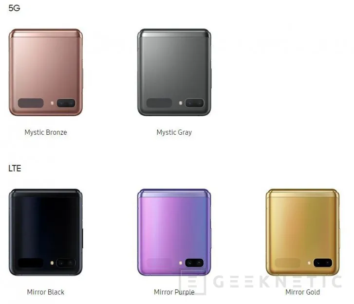 Geeknetic El Samsung Galaxy Z Flip 5G integra un Snapdragon 865 Plus como único cambio respecto al anterior modelo 2