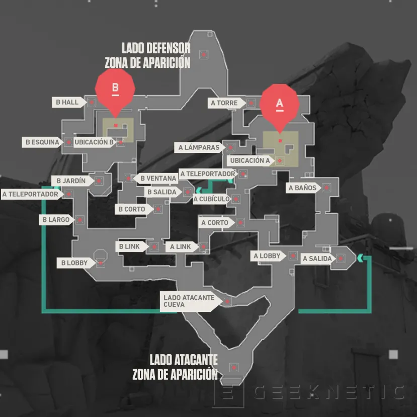 Guía del mapa Split de Valorant: calls y estrategias - Esportmaniacos