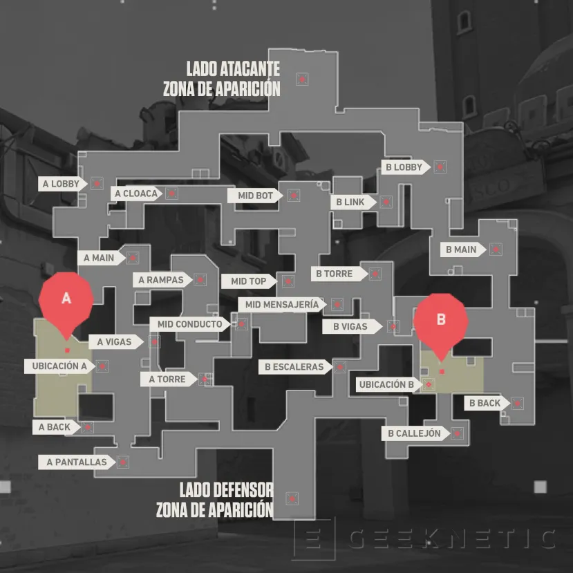 Así es el mapa Split en Valorant: localizaciones y consejos - Meristation