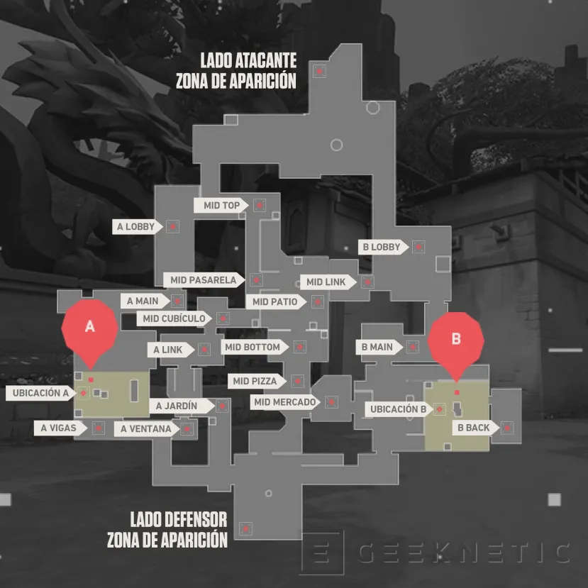 Así es el mapa Split en Valorant: localizaciones y consejos - Meristation