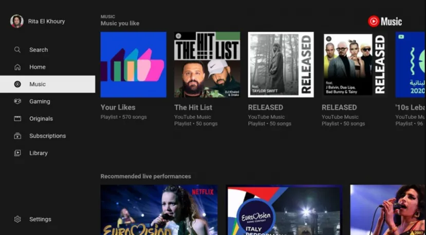 Geeknetic Google lleva una versión recortada de YouTube Music a los Android TV 1