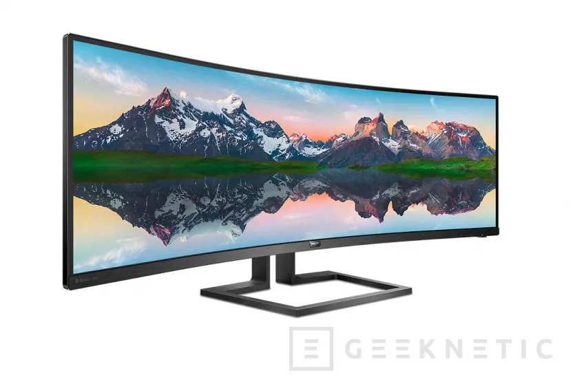 Geeknetic 49 pulgadas y 5.120 x 1.440 píxeles de resolución en el nuevo monitor super ultra-wide Philips 498P9 1