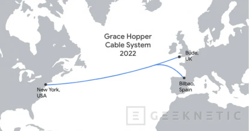 Geeknetic Google anuncia la instalación de un nuevo cable submarino entre Estados Unidos, Reino Unido y España 1