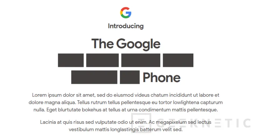 Geeknetic Google presentará el Pixel 4A el día 3 de agosto 1