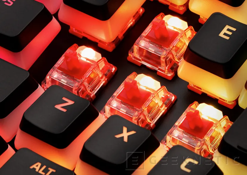 Geeknetic HyperX anuncia su teclado Alloy Elite 2 con interruptores mecánicos HyperX Red y teclas translúcidas de doble capa 2