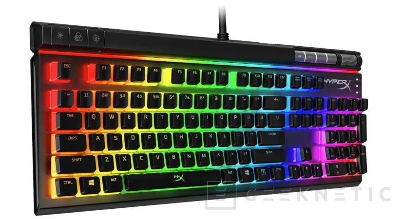 Geeknetic HyperX anuncia su teclado Alloy Elite 2 con interruptores mecánicos HyperX Red y teclas translúcidas de doble capa 1