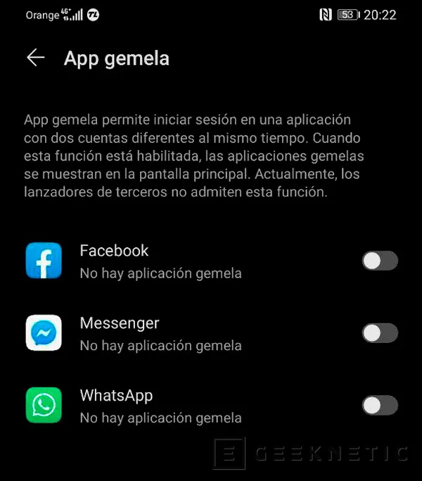 Cómo tener dos veces la misma aplicación en Android para usarla