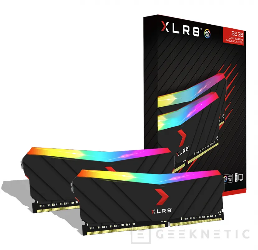 Geeknetic Nuevos kits de memoria DDR4 PNY XLR8 RGB con hasta 3.200 MHz CL16 2