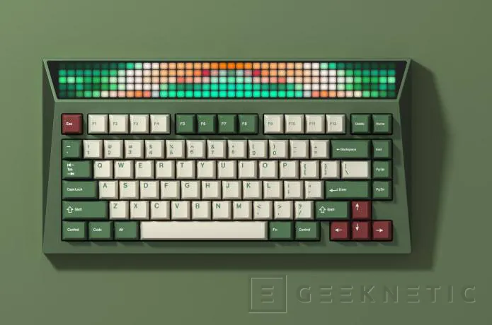 Geeknetic El teclado mecánico Cyberboard incorpora un majestuoso panel de 200 LEDs donde configurar efectos y animaciones 2