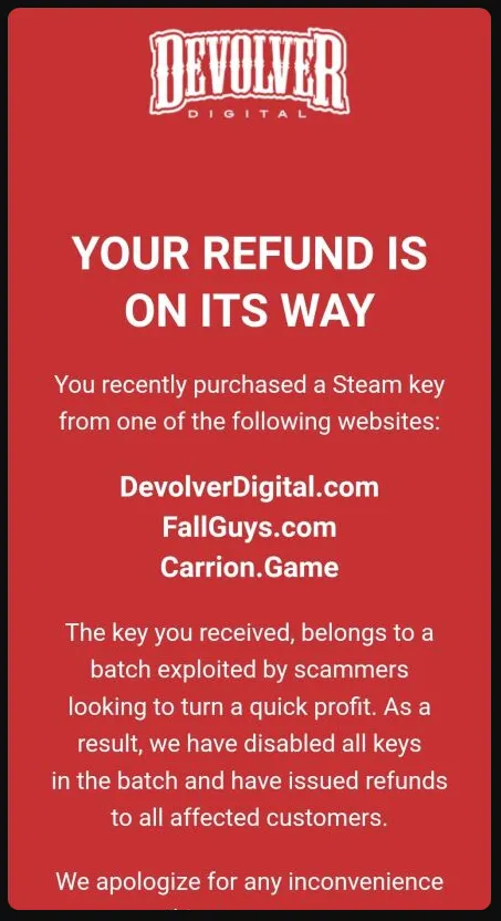 Geeknetic Devolver Digital ha desactivado las claves de Fall Guys compradas con una VPN en la web argentina 1