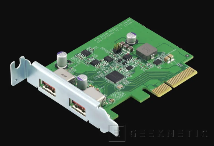 Geeknetic QNAP anuncia la tarjeta PCIe QXP-10G2U3A con dos puertos USB 3.1 de 10 Gbps 1