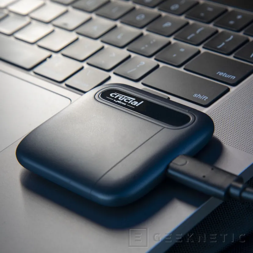 Geeknetic Crucial lanza los compactos SSDs portátiles X6 con USB-C y hasta 540 MBps en capacidades de 1 y 2 TB 1