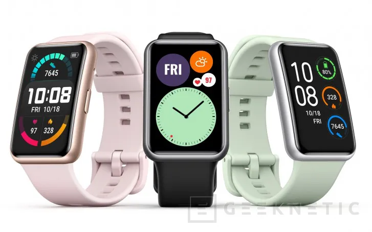 Geeknetic El reloj Huawei Watch Fit viene con una gran pantalla rectangular AMOLED y batería para hasta 10 días 3
