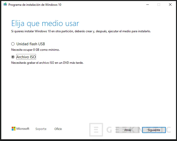 Geeknetic Cómo arrancar Windows 10 desde una unidad USB 8