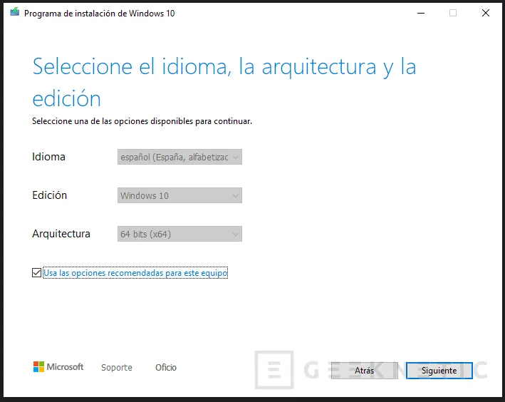 Geeknetic Cómo arrancar Windows 10 desde una unidad USB 7