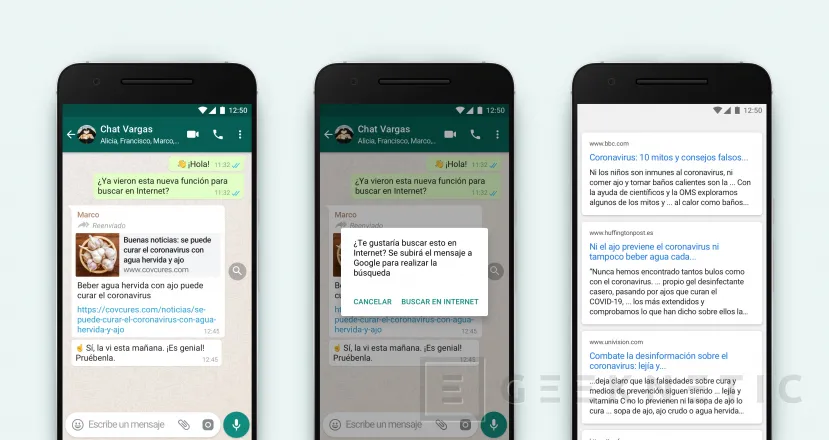 Geeknetic WhatsApp implementa una nueva función para verificar noticias y bulos 1