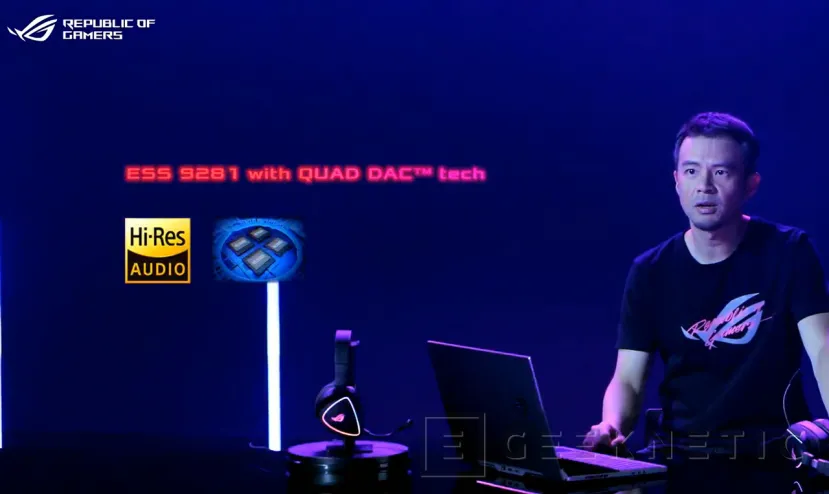 Geeknetic Asus ROG Delta S, los auriculares Gaming con cancelación de ruido activa en tan solo 300 gr de peso 2