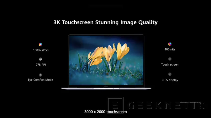 Geeknetic Huawei anuncia el nuevo MateBook X con CPUs  Intel Core de décima generación y un peso de 1Kg 3