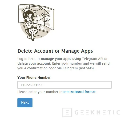 Geeknetic Cómo eliminar tu cuenta de Telegram 22