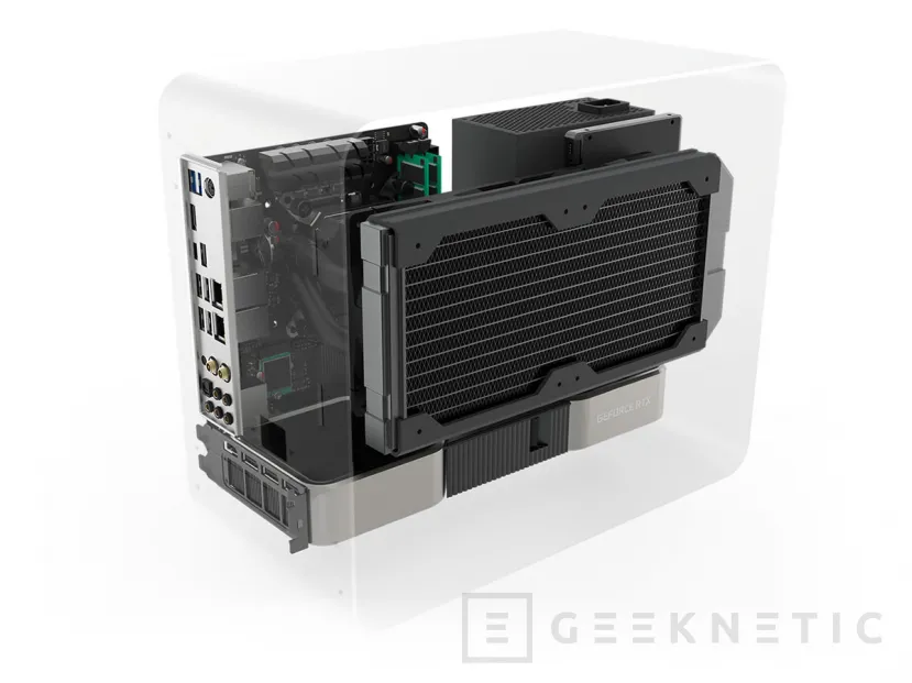 Geeknetic La caja Mini-ITX Streacom DA2 V2 viene pensada para albergar a las NVIDIA RTX 30 FE 4