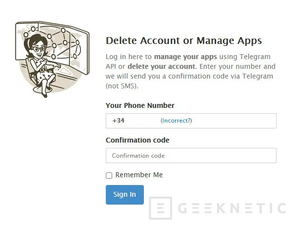 Geeknetic Cómo eliminar tu cuenta de Telegram 24