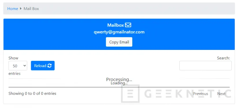 Geeknetic Gmailnator: Cómo crear cuentas de e-mail temporales 20