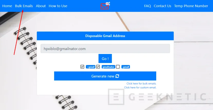 Geeknetic Gmailnator: Cómo crear cuentas de e-mail temporales 10