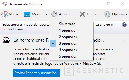 Geeknetic Cómo hacer captura de pantalla en Windows 10 12