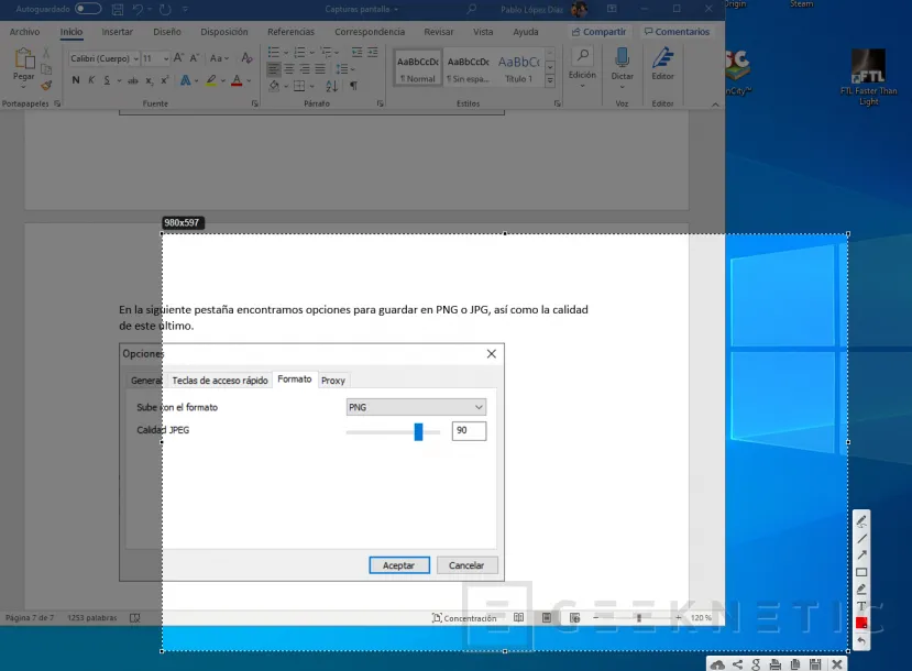 Geeknetic Cómo hacer captura de pantalla en Windows 10 17