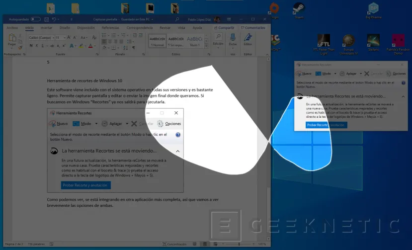Geeknetic Cómo hacer captura de pantalla en Windows 10 9