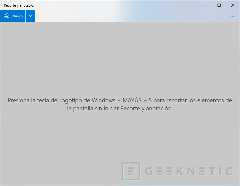 Geeknetic Cómo hacer captura de pantalla en Windows 10 13