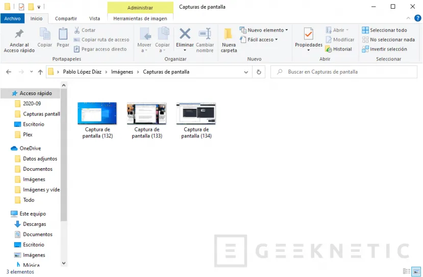 Geeknetic Cómo hacer captura de pantalla en Windows 10 6