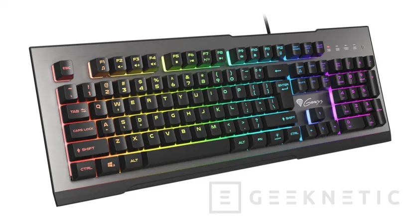 Geeknetic 23 Euros es lo que cuesta el teclado Genesis Rhod 500 RGB con chasis de aluminio e iluminación por zonas 1