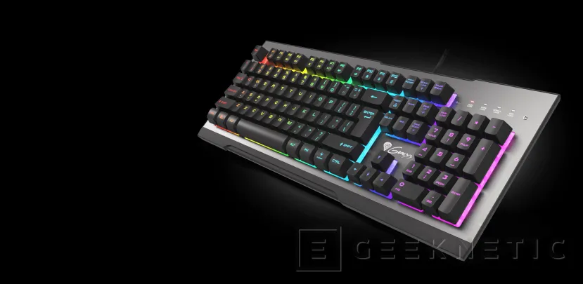 Geeknetic 23 Euros es lo que cuesta el teclado Genesis Rhod 500 RGB con chasis de aluminio e iluminación por zonas 3
