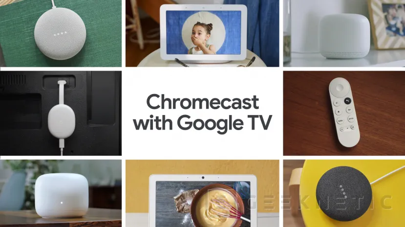 Geeknetic El nuevo Google Chromecast cuenta con mando a distancia con control de voz y Google TV 2