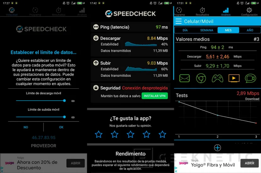 Geeknetic Cómo hacer un test de velocidad en el smartphone 8