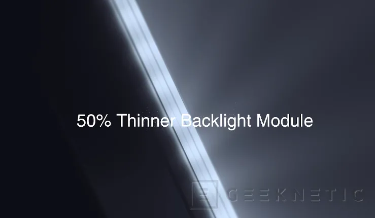 Geeknetic TCL reduce a la mitad el grosor de la retroiluminación de sus nuevos paneles OD Zero Mini-LED  4