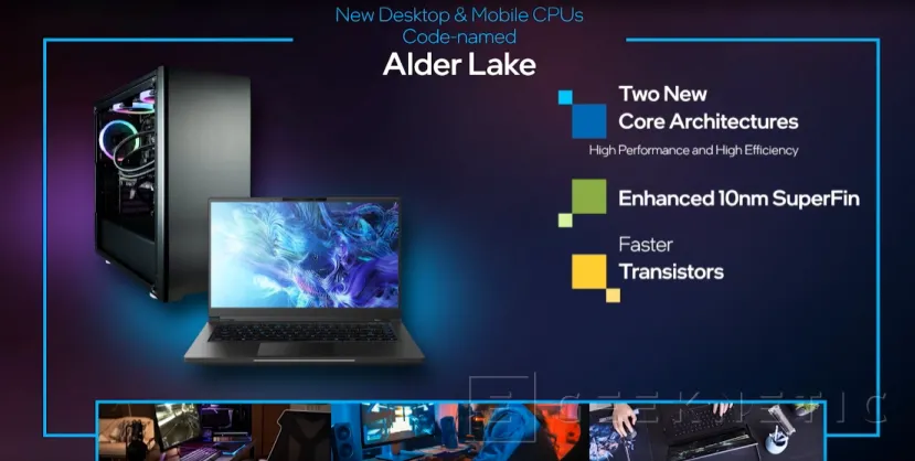 Geeknetic Intel muestra su primera CPU de sobremesa a 10nm, de arquitectura Alder Lake, que llegará en la segunda mitad de 2021 3