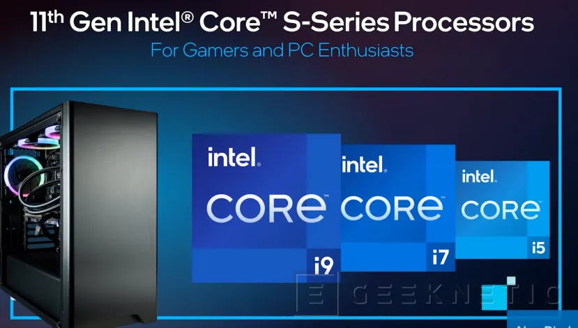 Geeknetic Intel anuncia los procesadores de sobremesa Rocket Lake-S de 11a generación con un 19% más de IPC y PCIe 4.0 5