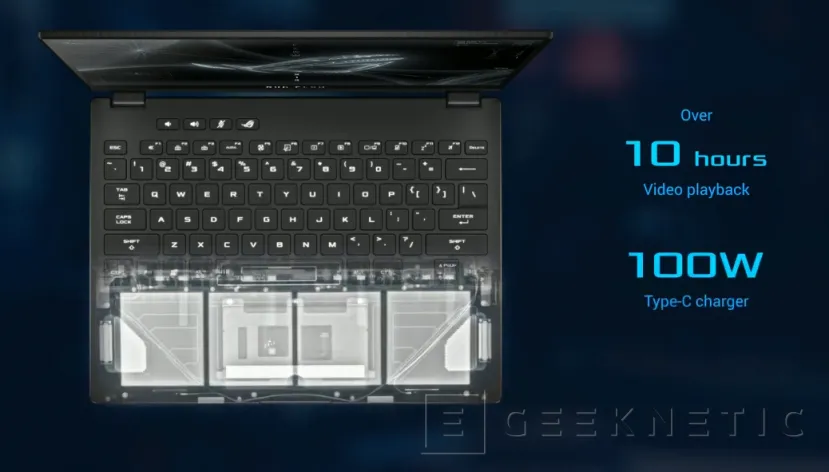 Geeknetic ASUS ROG Flow 13, un portátil ultrafino con AMD Ryzen 9 5980HS y gráfica externa XG Mobile RTX 3080 10