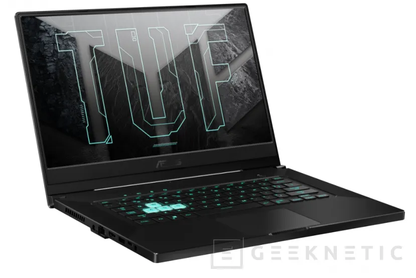 Geeknetic ASUS combina una RTX 3070 y un Intel Core de 11a gen en el portátil gaming ultrafino TUF Dash F15 1