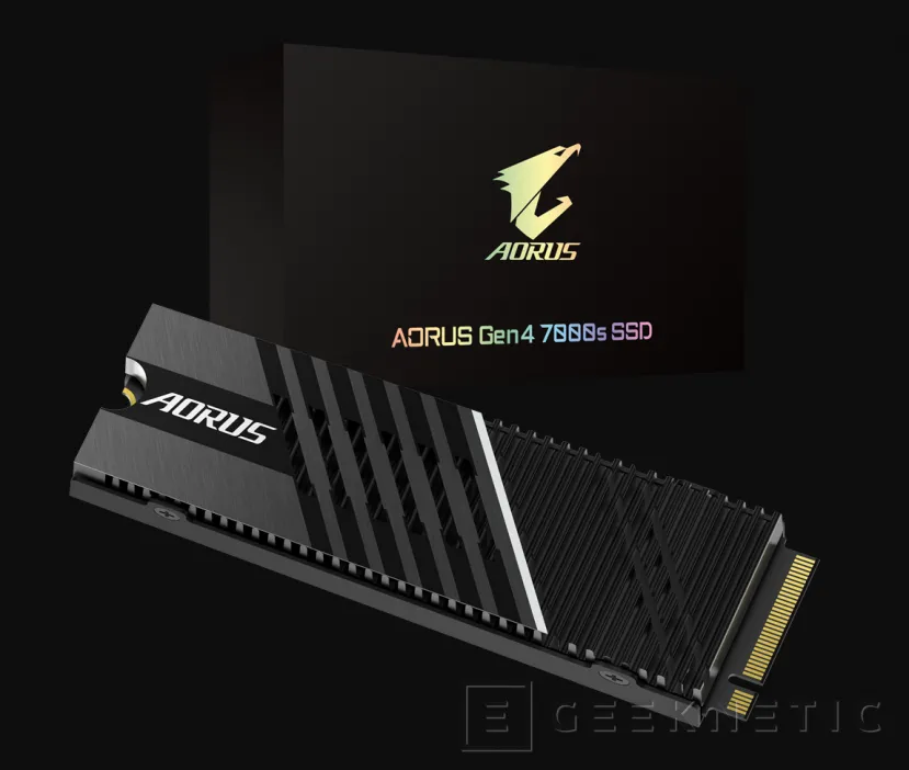 Geeknetic Hasta 7.000 MB/s de velocidad en los nuevos SSD AORUS 7000S con M.2 PCIe 4.0 y NVMe 1.4 1